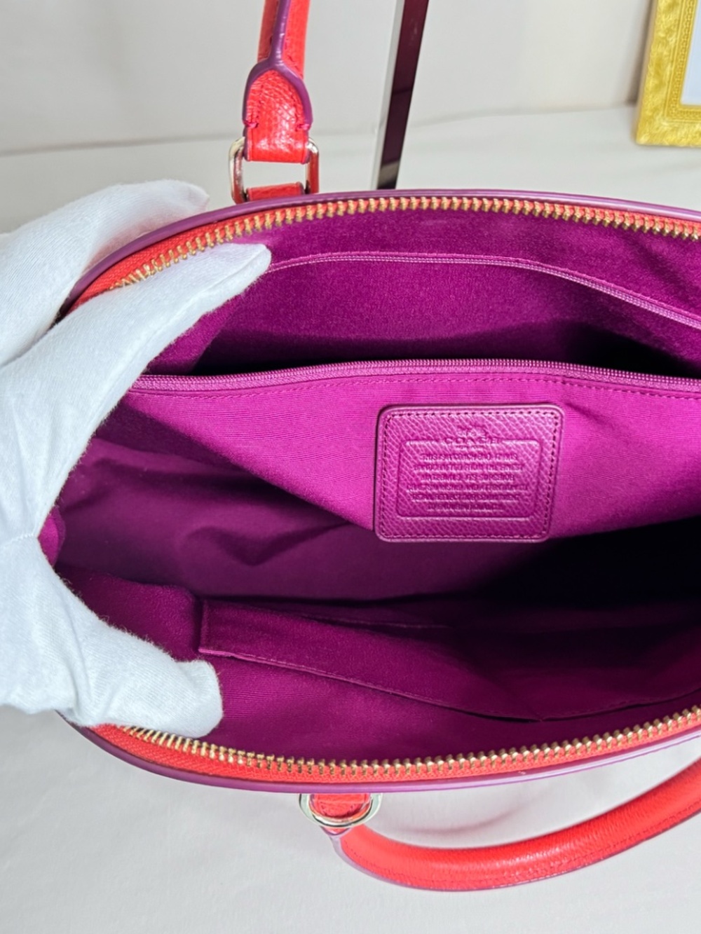 Coach Satchel in Ombre - Picture 4 of 4